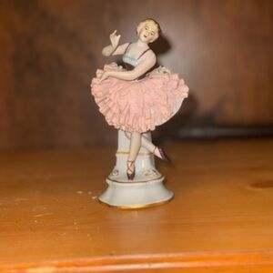 Antique porcelain ballerina
